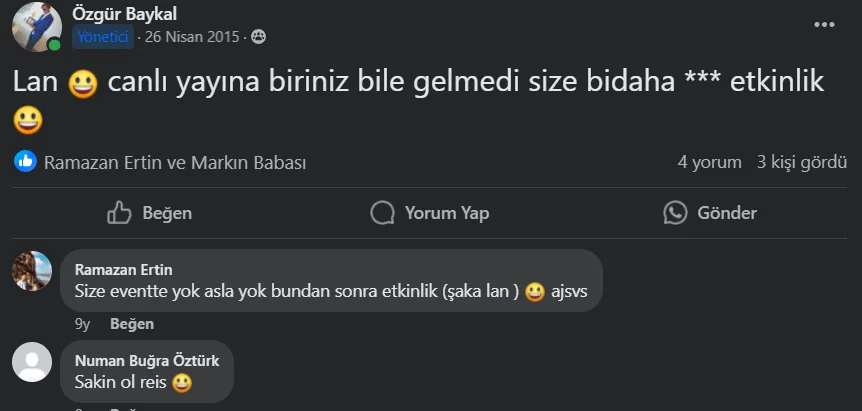 13 yaşındaydım, utanıyorum
