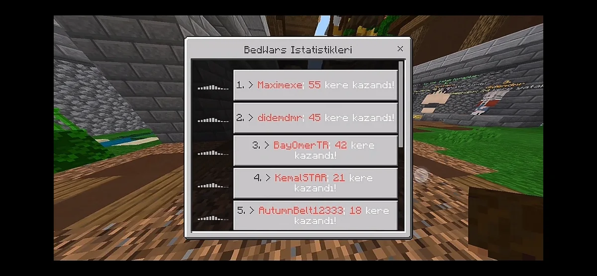 Kısa süren ama halen akla gelen bedwars günleri:)